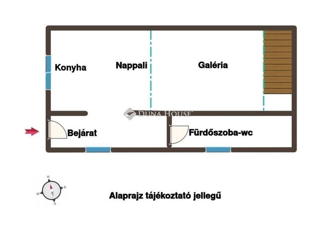 Eladó családi ház, Kulcson 29.9 M Ft, 1 szobás