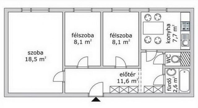 Eladó panellakás, Budapesten, XIX. kerületben, Széchenyi utcában