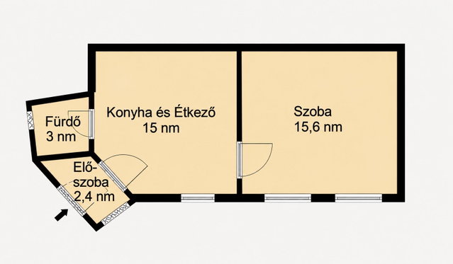 Eladó téglalakás, Budapesten, VIII. kerületben 57.99 M Ft
