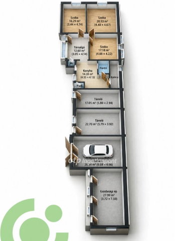 Eladó családi ház, Marcaltőn 19.9 M Ft, 3+1 szobás