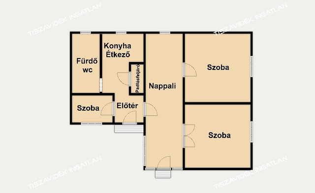 Eladó családi ház, Kőteleken, Petőfi úton 8.99 M Ft, 3 szobás