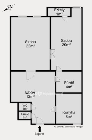 Eladó téglalakás, Budapesten, V. kerületben 112.9 M Ft, 2 szobás