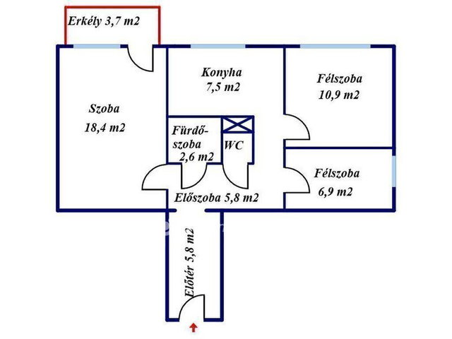 Eladó panellakás, Miskolcon 30.99 M Ft, 1+2 szobás