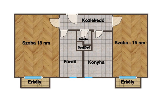 Eladó téglalakás, Budapesten, XI. kerületben 72.5 M Ft, 2 szobás