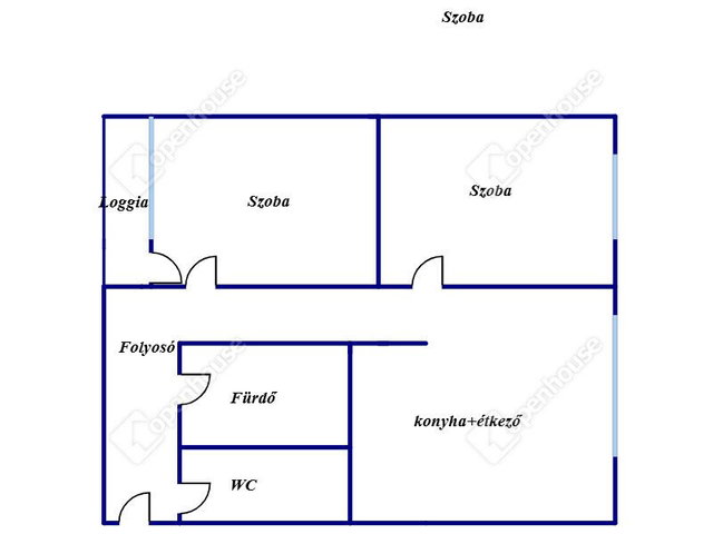 Eladó panellakás, Hajdúböszörményen 64 M Ft, 2 szobás