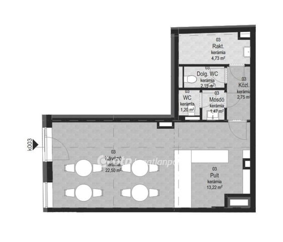 Eladó üzlethelyiség, Budapesten, VIII. kerületben 86.625 M Ft