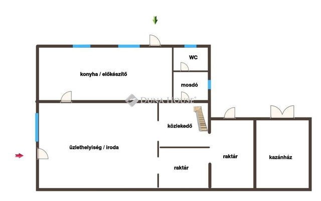 Eladó üzlethelyiség, Izsákon 23.5 M Ft, 1 szobás