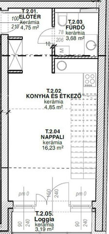 Eladó téglalakás, Nyíregyházán 47.7 M Ft, 1 szobás