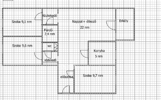 Eladó panellakás, Ajkán 44 M Ft, 1+3 szobás