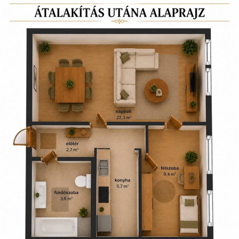 Eladó téglalakás, Szigetszentmiklóson 48.5 M Ft, 1 szobás