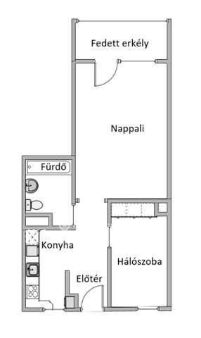 Kiadó téglalakás, albérlet, Győrött 180 E Ft / hó, 1+1 szobás