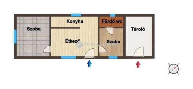Eladó családi ház, Tótvázsonyban 54 M Ft, 2 szobás
