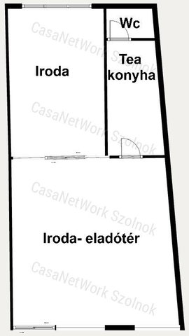 Kiadó iroda, Szolnokon 450 E Ft / hó, 5 szobás