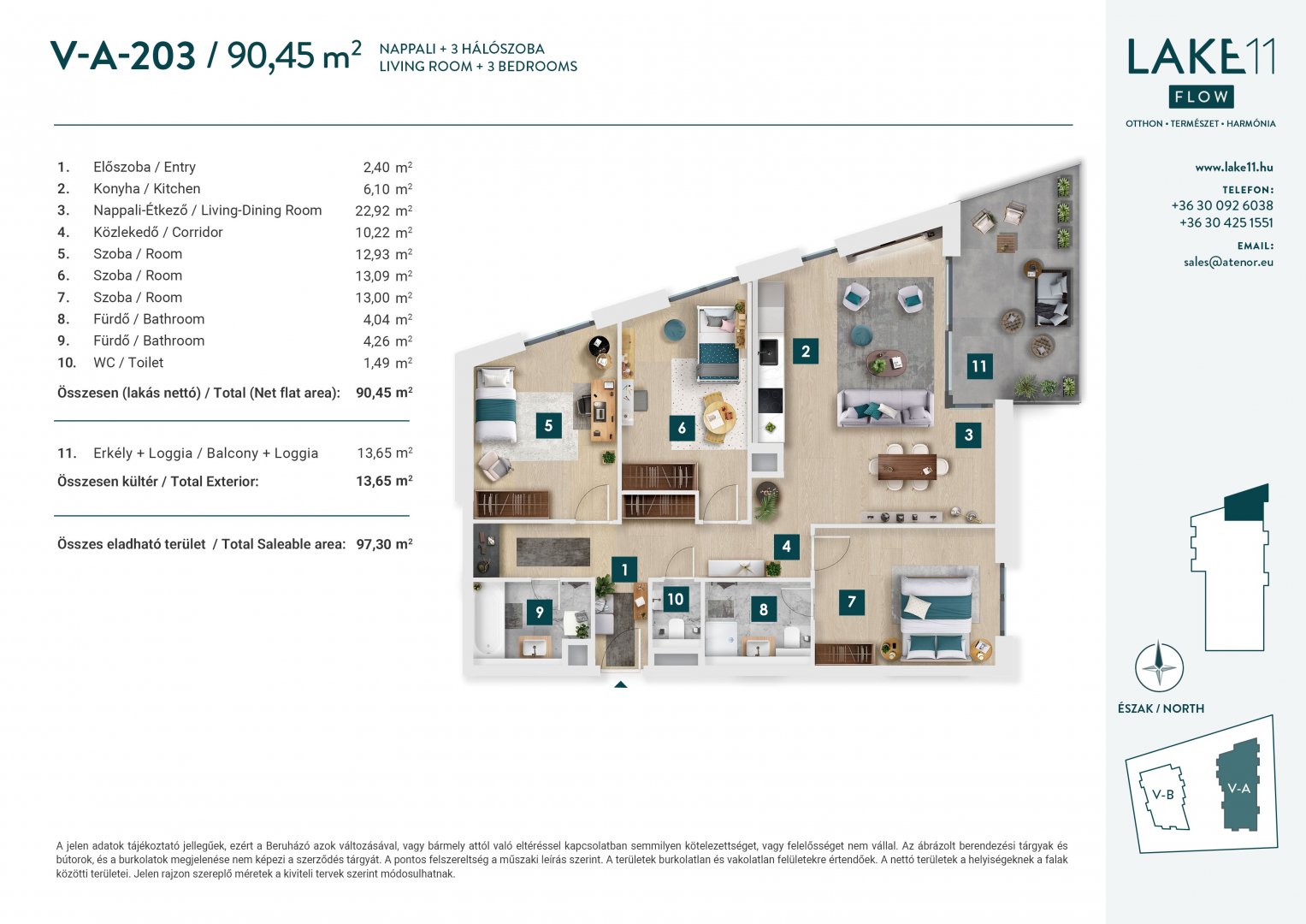 4 bed · 90m² · 172.490.000 ft