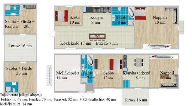 Eladó családi ház, Sukorón 149.9 M Ft, 6 szobás