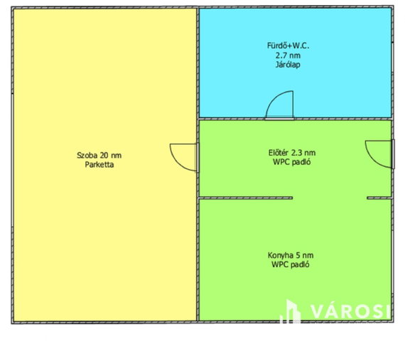 Eladó téglalakás, Salgótarjánban 8.9 M Ft, 1 szobás