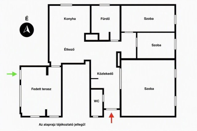 Eladó téglalakás, Keszthelyen 94.9 M Ft, 3 szobás