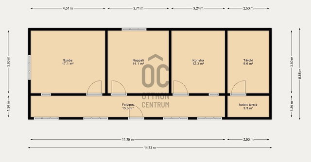 Eladó családi ház, Csesztregen 5.5 M Ft, 3 szobás