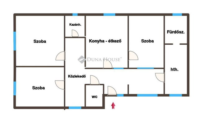 Eladó családi ház, Fertődön 70.9 M Ft, 3 szobás