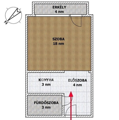 Eladó panellakás, Budapesten, XI. kerületben 52.5 M Ft, 1 szobás
