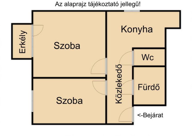 Eladó téglalakás, Miskolcon 25.9 M Ft, 2 szobás