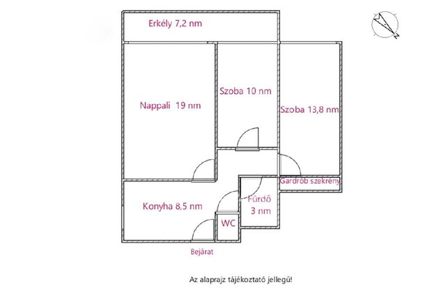 Eladó téglalakás, Budapesten, XX. kerületben 83 M Ft, 3 szobás