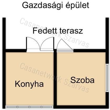 Eladó mezogazdasagi ingatlan, Gyomaendrődön 2.8 M Ft, 1 szobás