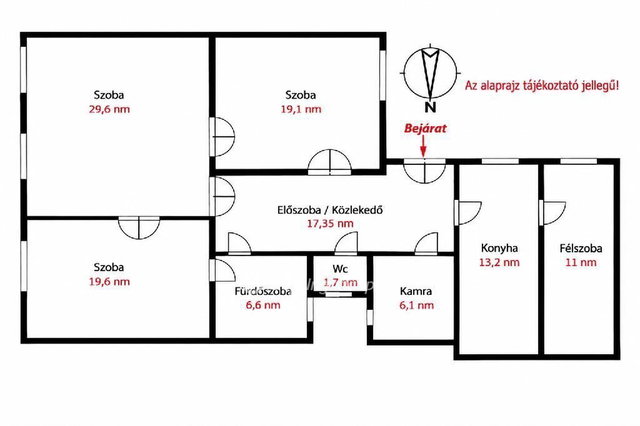Eladó téglalakás, Budapesten, VI. kerületben 136.2 M Ft