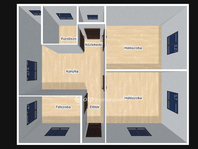 Eladó családi ház, Kompolton 14.5 M Ft, 2+1 szobás