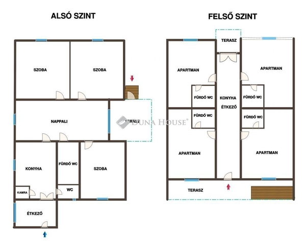 Eladó családi ház, Balatonföldváron 184.9 M Ft, 9 szobás