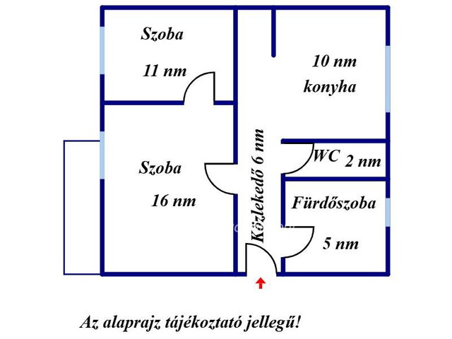 Eladó téglalakás, Jászberényben 40.9 M Ft, 1+1 szobás
