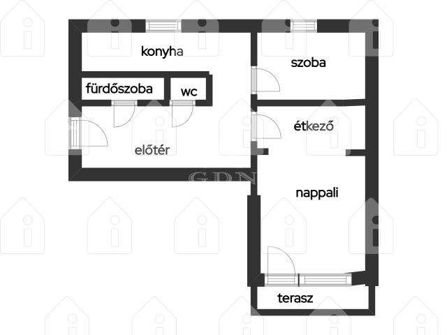 Eladó panellakás, Szarvason 22.9 M Ft, 2 szobás