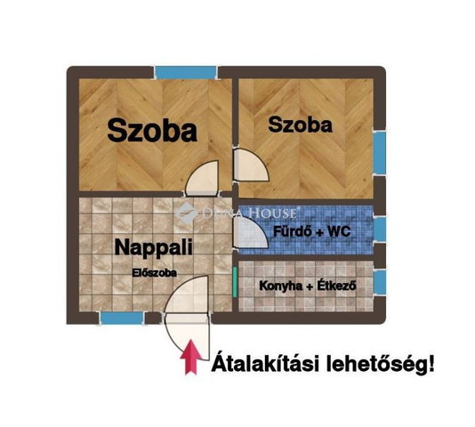 Eladó téglalakás, Vassurányon 22.5 M Ft, 2 szobás