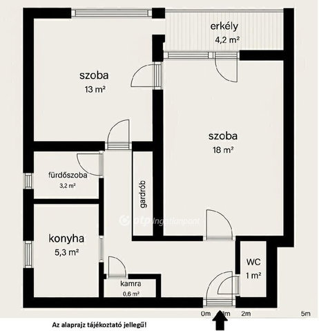 Eladó téglalakás, Budapesten, XX. kerületben 53.9 M Ft, 2 szobás