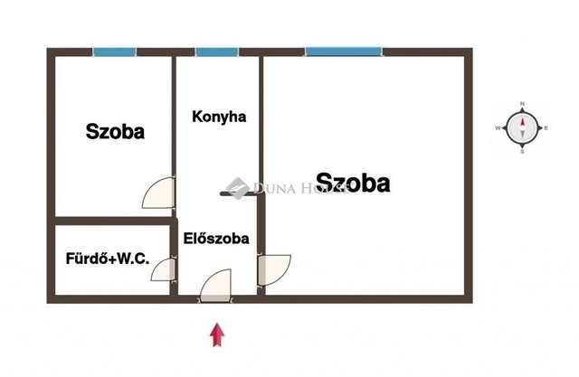Eladó panellakás, Pécsett 34.9 M Ft, 2 szobás