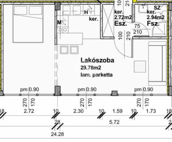 Eladó téglalakás, Szombathelyen 21.747 M Ft, 2 szobás