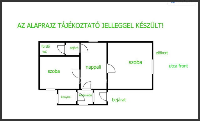 Eladó családi ház, Hajdúböszörményen 29.5 M Ft, 2 szobás