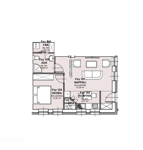 Eladó téglalakás, Cegléden 42 M Ft, 2 szobás