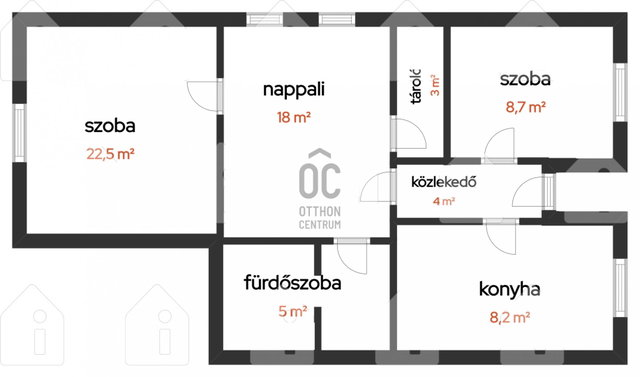 Eladó családi ház, Abonyban 21.5 M Ft, 2 szobás