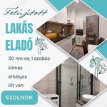 Eladó téglalakás, Szolnokon 26.5 M Ft, 1 szobás