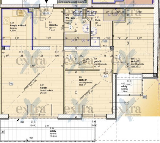 Eladó téglalakás, Szegeden 100.948 M Ft, 3 szobás