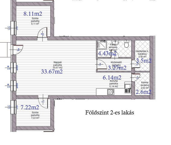 Eladó téglalakás, Tárnokon 75.823 M Ft, 3 szobás