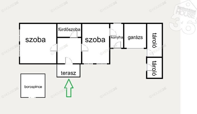 Eladó családi ház, Kecskeméten 64.9 M Ft, 2 szobás