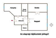 Eladó téglalakás, V. kerületben 89.9 M Ft, 2 szobás