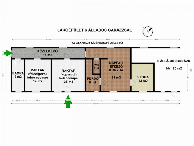 Eladó mezogazdasagi ingatlan, Békéscsabán 150 M Ft, 2 szobás