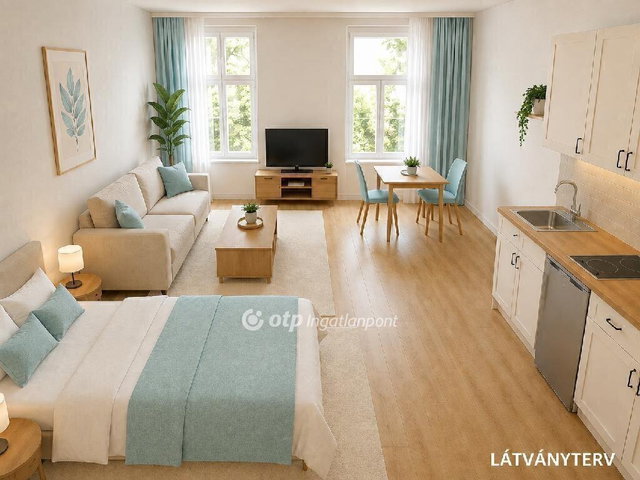 Eladó téglalakás, Budapesten, XIV. kerületben 41 M Ft, 1 szobás