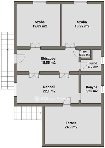 Eladó családi ház, Szabolcsbákán 19.9 M Ft, 2+1 szobás