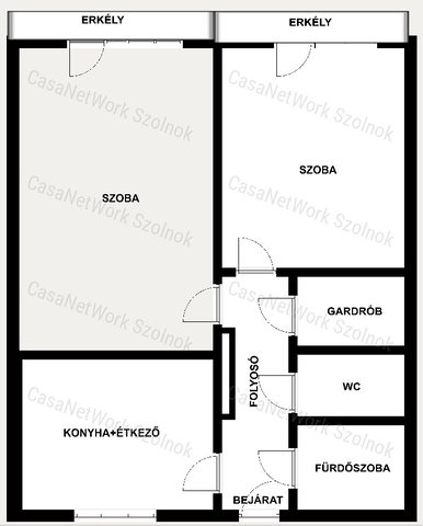 Kiadó téglalakás, albérlet, Szolnokon 170 E Ft / hó, 2 szobás