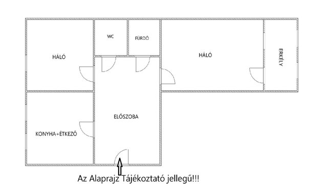 Eladó téglalakás, Budapesten, XIX. kerületben 62.9 M Ft