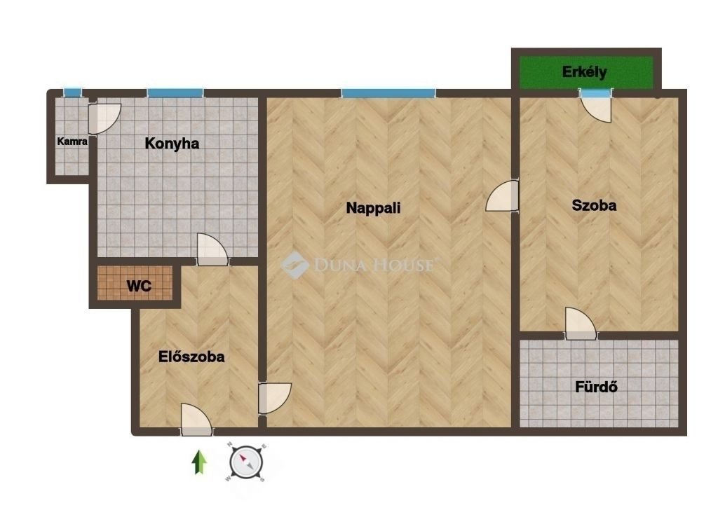1 hálószoba · 56 m² · 64.990.000 Ft